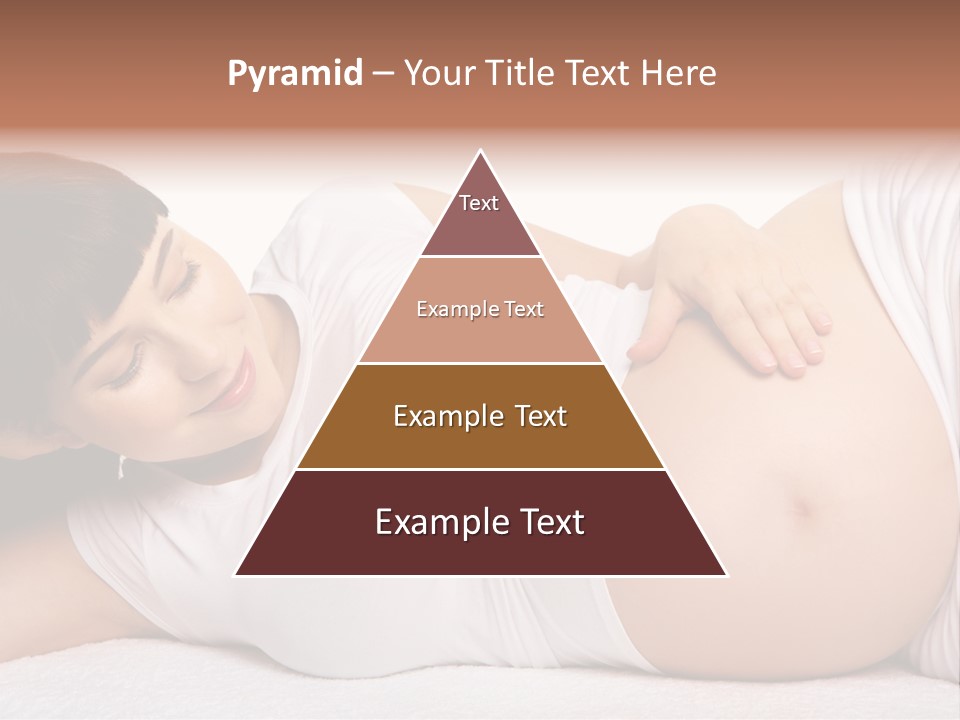 Isolated Feminine Navel PowerPoint Template