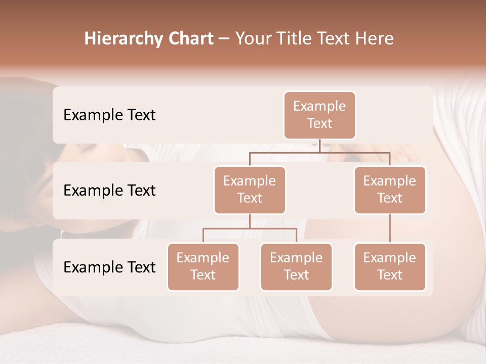 Isolated Feminine Navel PowerPoint Template