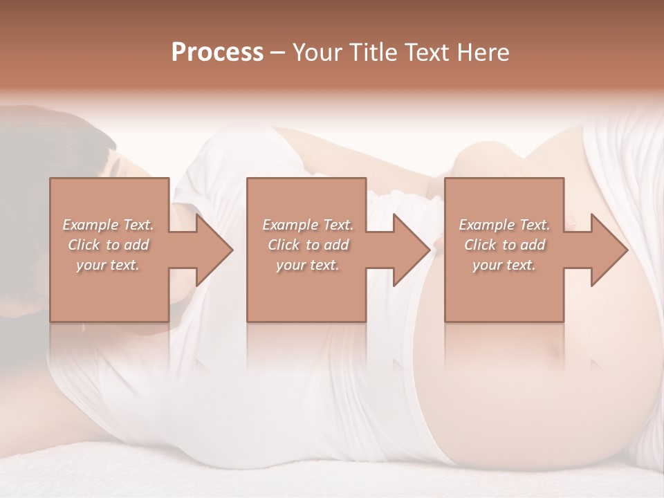 Isolated Feminine Navel PowerPoint Template