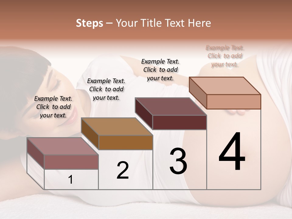 Isolated Feminine Navel PowerPoint Template