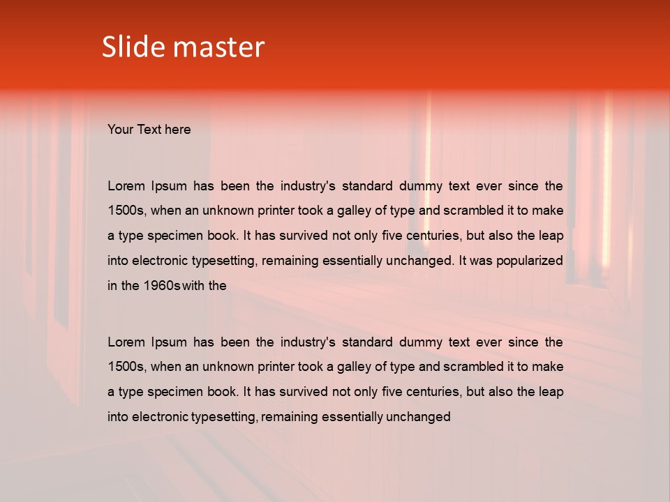 Spa Room Muscle PowerPoint Template