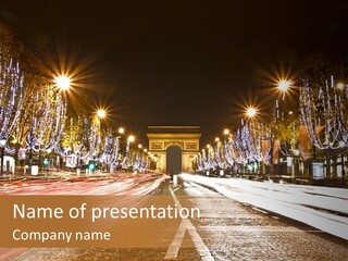 Champs Night Visit PowerPoint Template