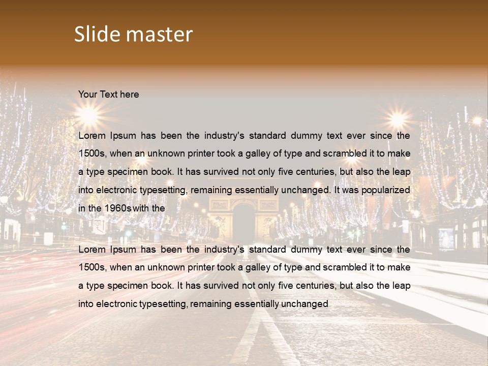 Champs Night Visit PowerPoint Template