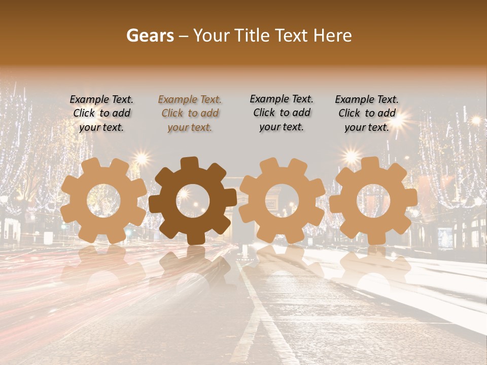 Champs Night Visit PowerPoint Template