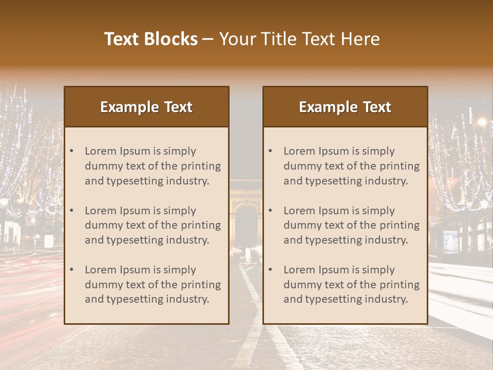 Champs Night Visit PowerPoint Template