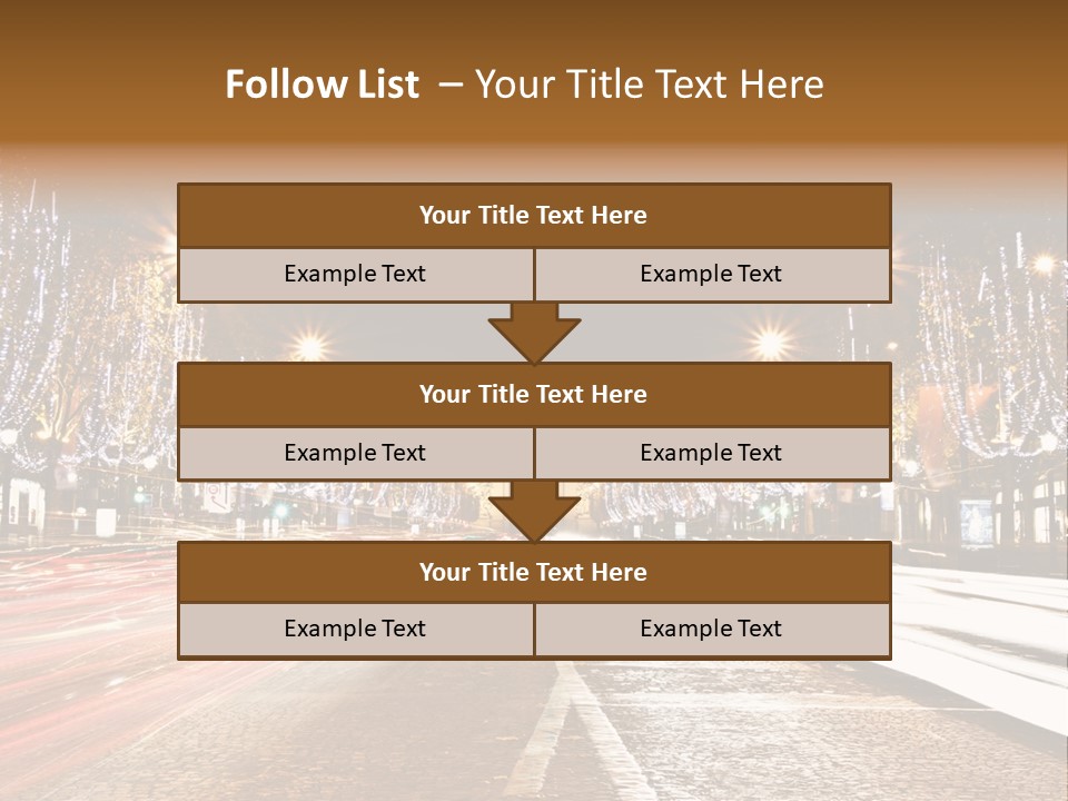 Champs Night Visit PowerPoint Template