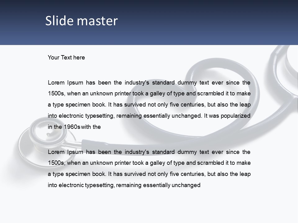 White Device Disease PowerPoint Template