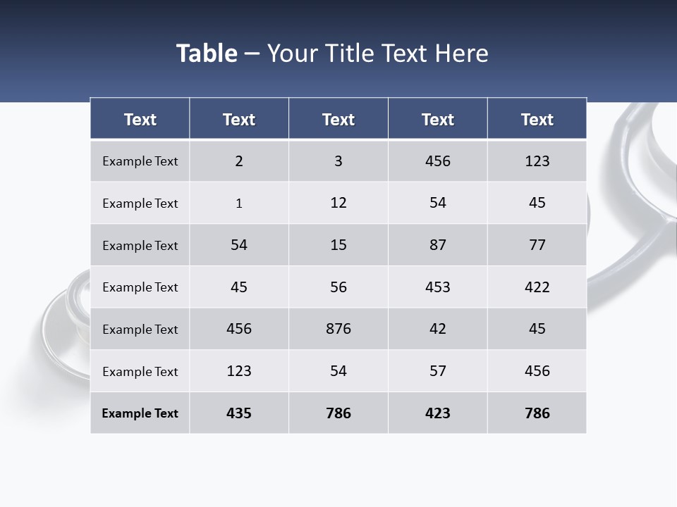 White Device Disease PowerPoint Template