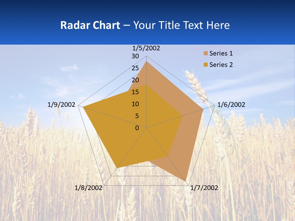 Farmland Blue Sky PowerPoint Template