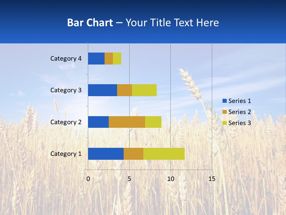 Farmland Blue Sky PowerPoint Template