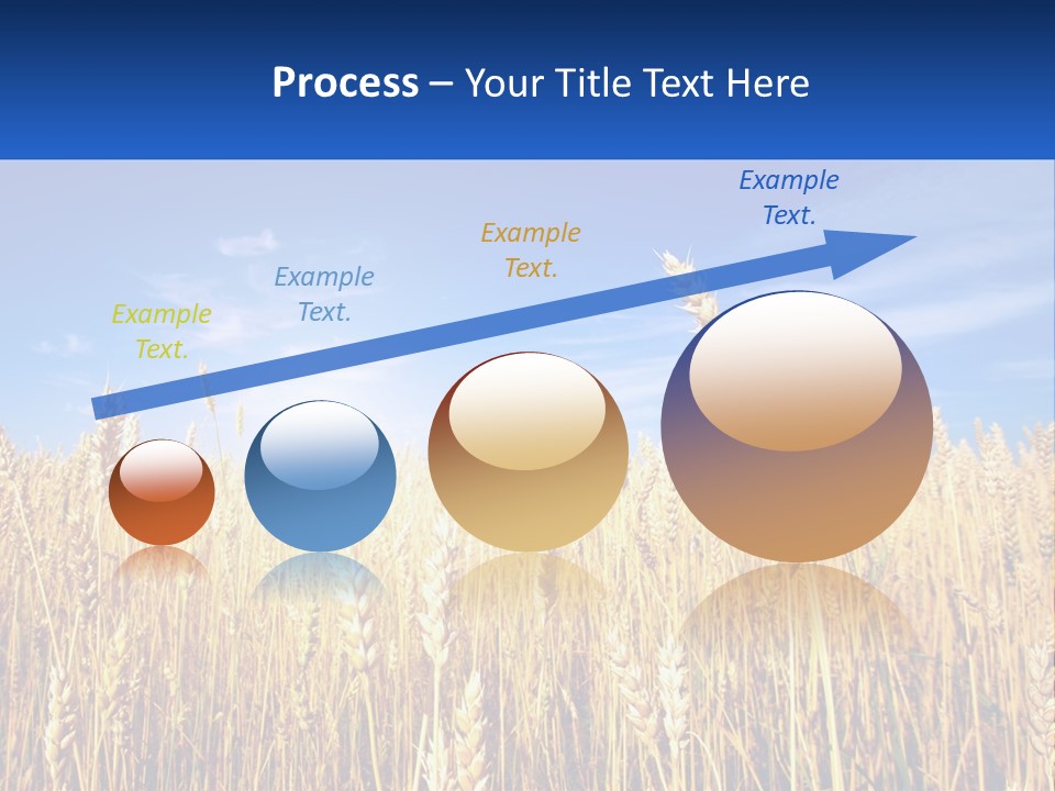 Farmland Blue Sky PowerPoint Template