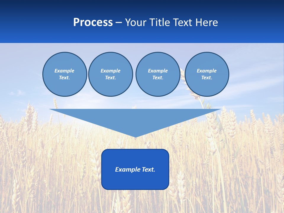 Farmland Blue Sky PowerPoint Template