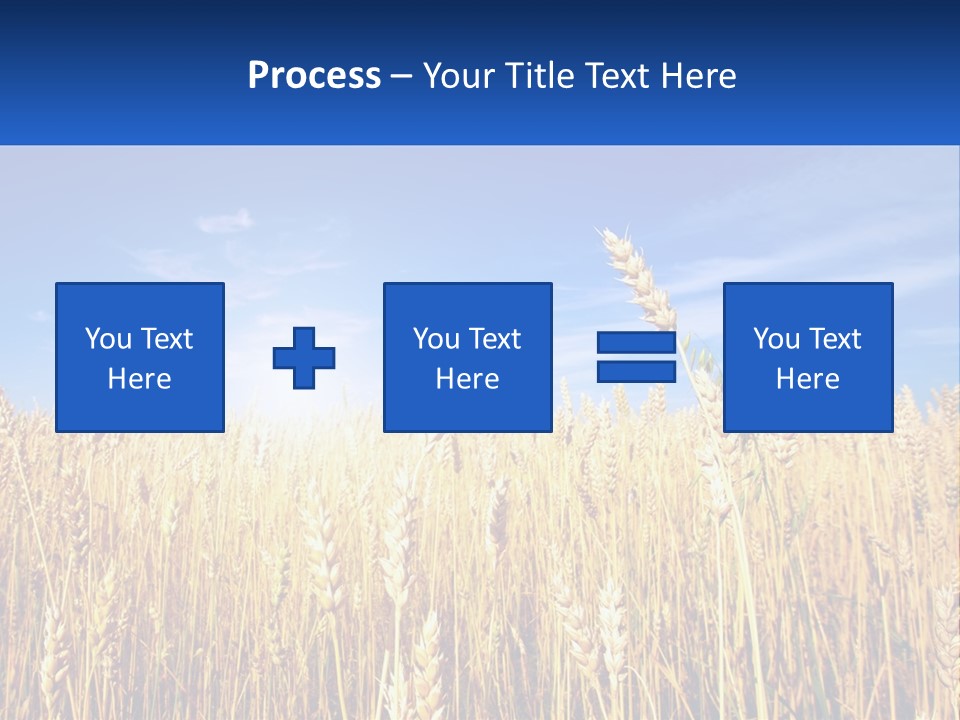 Farmland Blue Sky PowerPoint Template