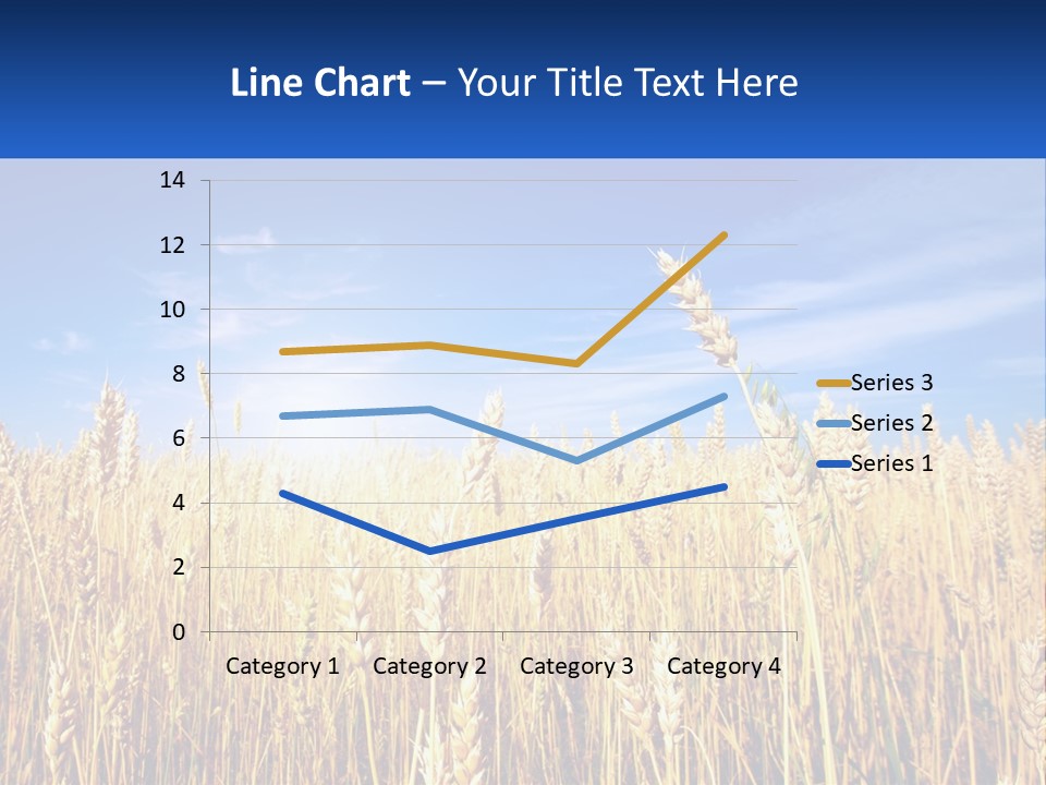 Farmland Blue Sky PowerPoint Template