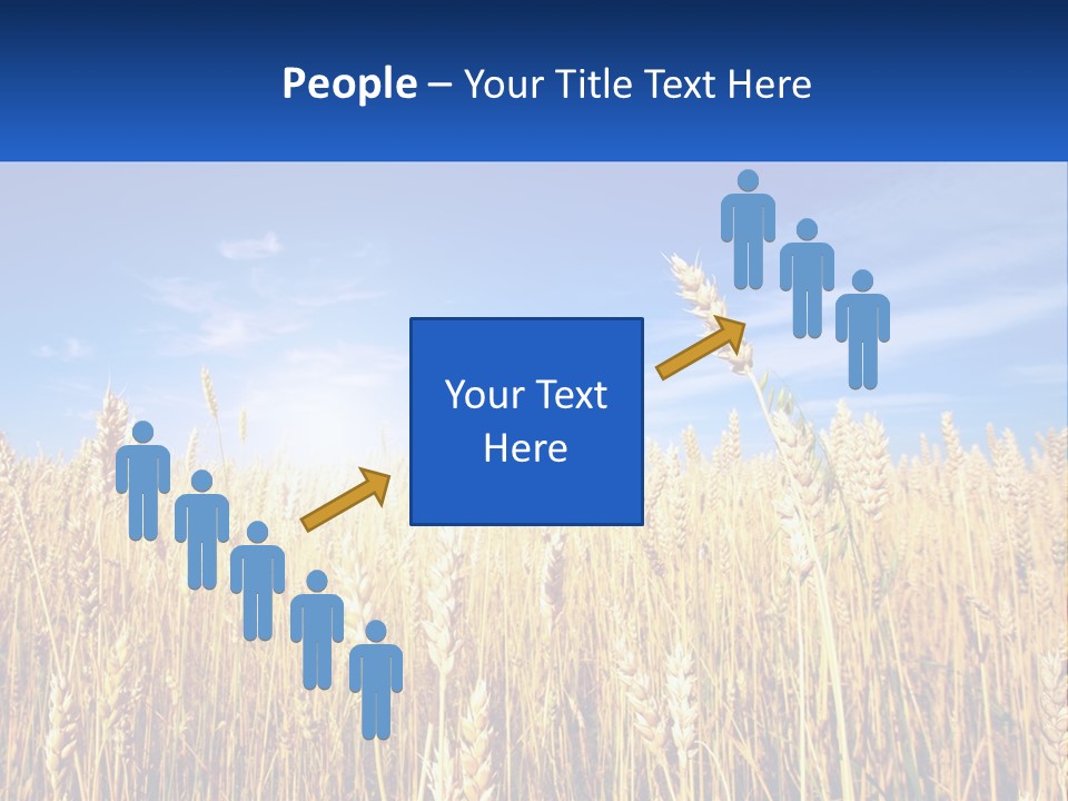 Farmland Blue Sky PowerPoint Template