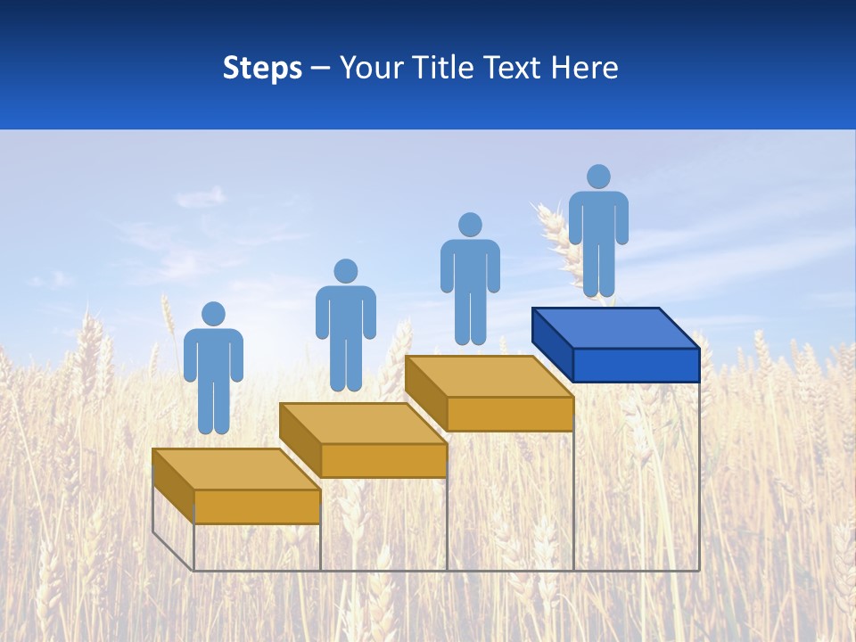 Farmland Blue Sky PowerPoint Template