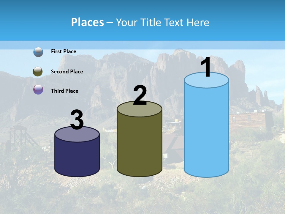 Saloon Mine Mill PowerPoint Template