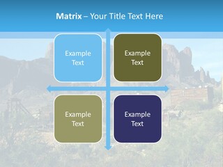Saloon Mine Mill PowerPoint Template