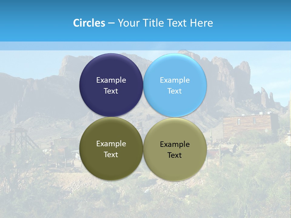 Saloon Mine Mill PowerPoint Template