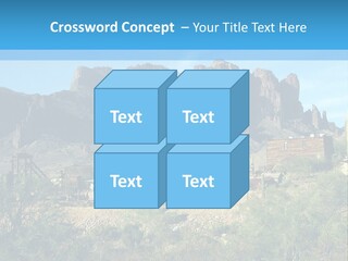 Saloon Mine Mill PowerPoint Template