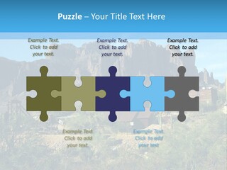 Saloon Mine Mill PowerPoint Template