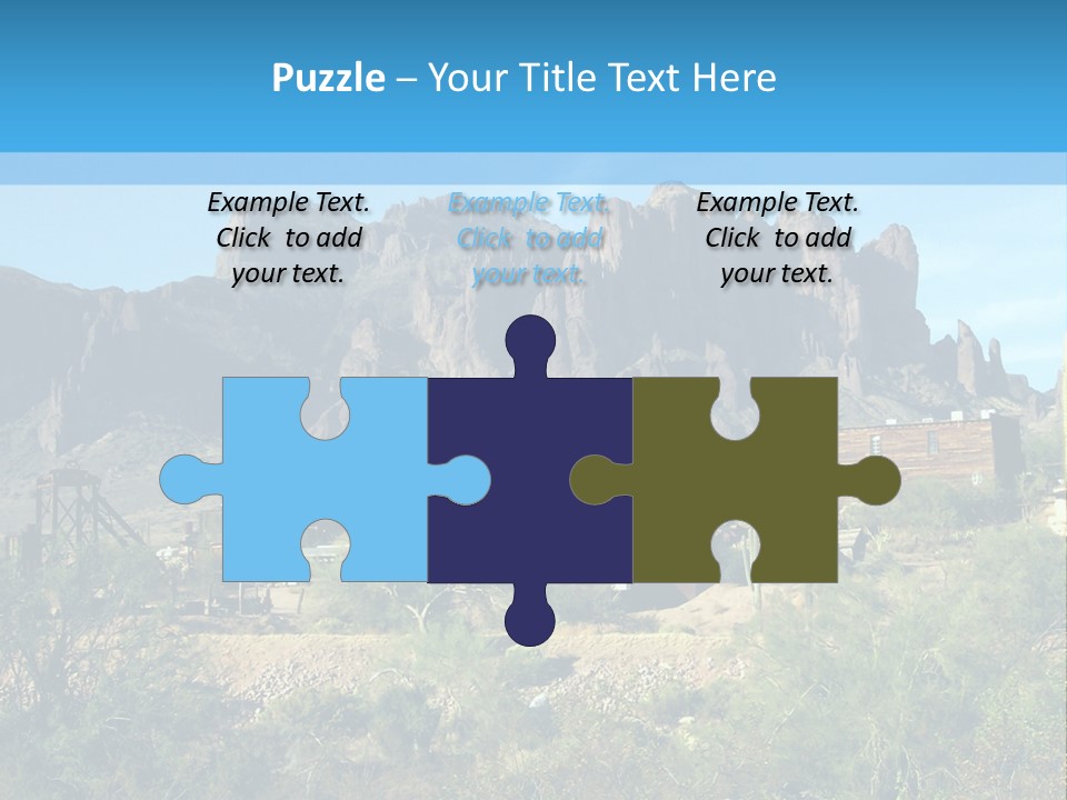 Saloon Mine Mill PowerPoint Template