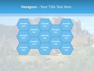Saloon Mine Mill PowerPoint Template