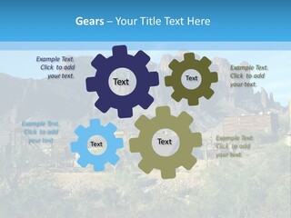 Saloon Mine Mill PowerPoint Template
