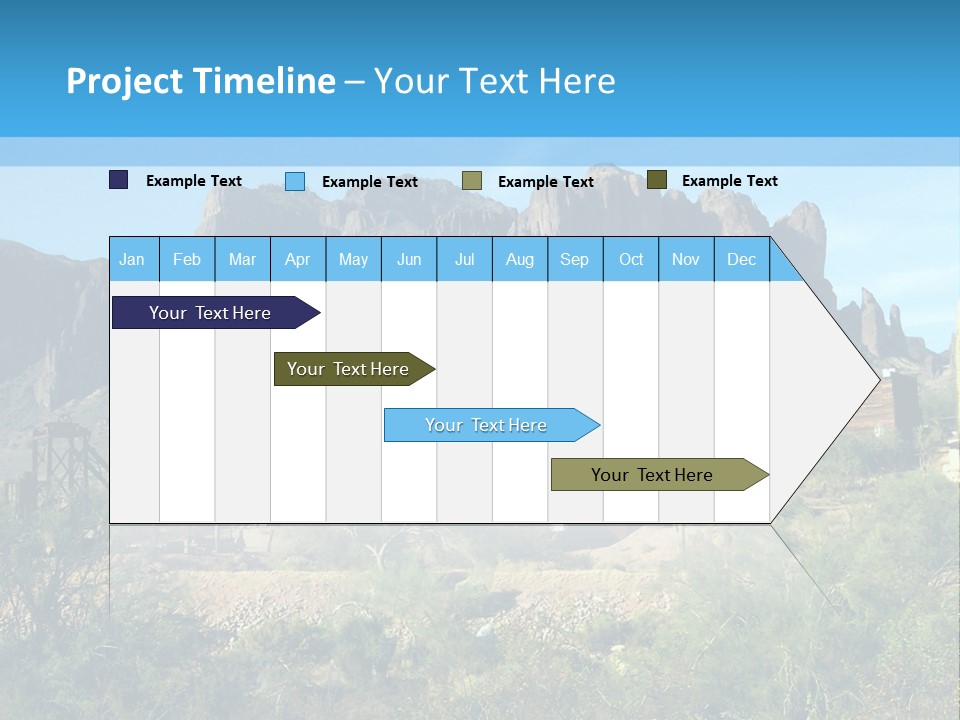Saloon Mine Mill PowerPoint Template