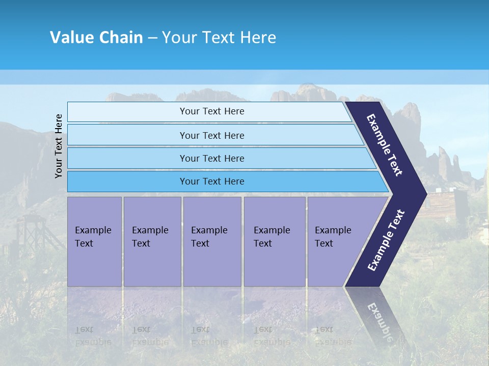 Saloon Mine Mill PowerPoint Template