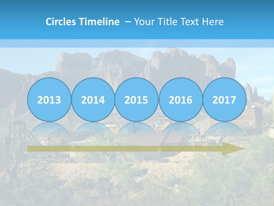 Saloon Mine Mill PowerPoint Template