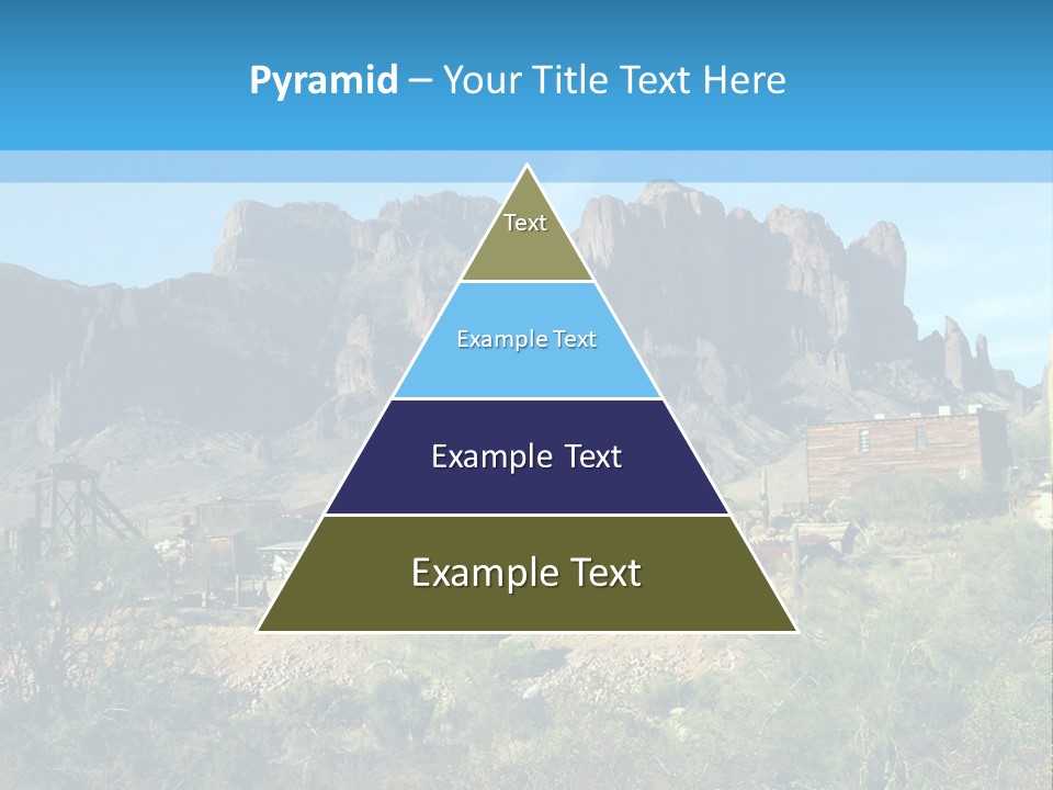 Saloon Mine Mill PowerPoint Template