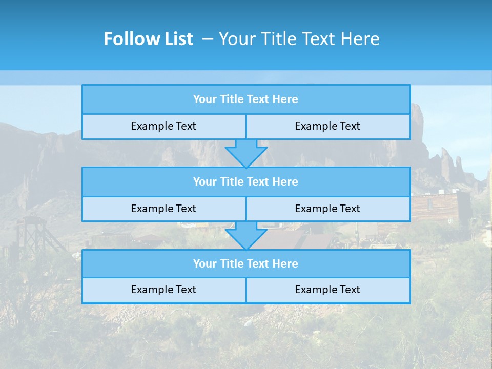 Saloon Mine Mill PowerPoint Template