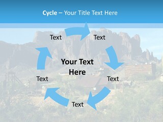 Saloon Mine Mill PowerPoint Template