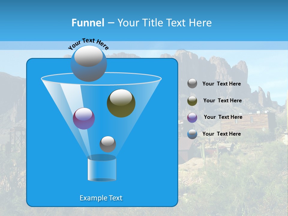 Saloon Mine Mill PowerPoint Template