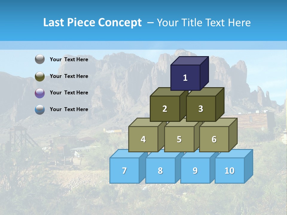 Saloon Mine Mill PowerPoint Template