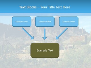 Saloon Mine Mill PowerPoint Template