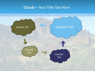 Saloon Mine Mill PowerPoint Template