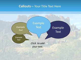 Saloon Mine Mill PowerPoint Template