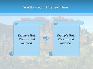 Saloon Mine Mill PowerPoint Template