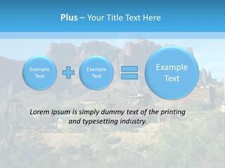 Saloon Mine Mill PowerPoint Template