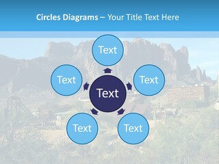 Saloon Mine Mill PowerPoint Template