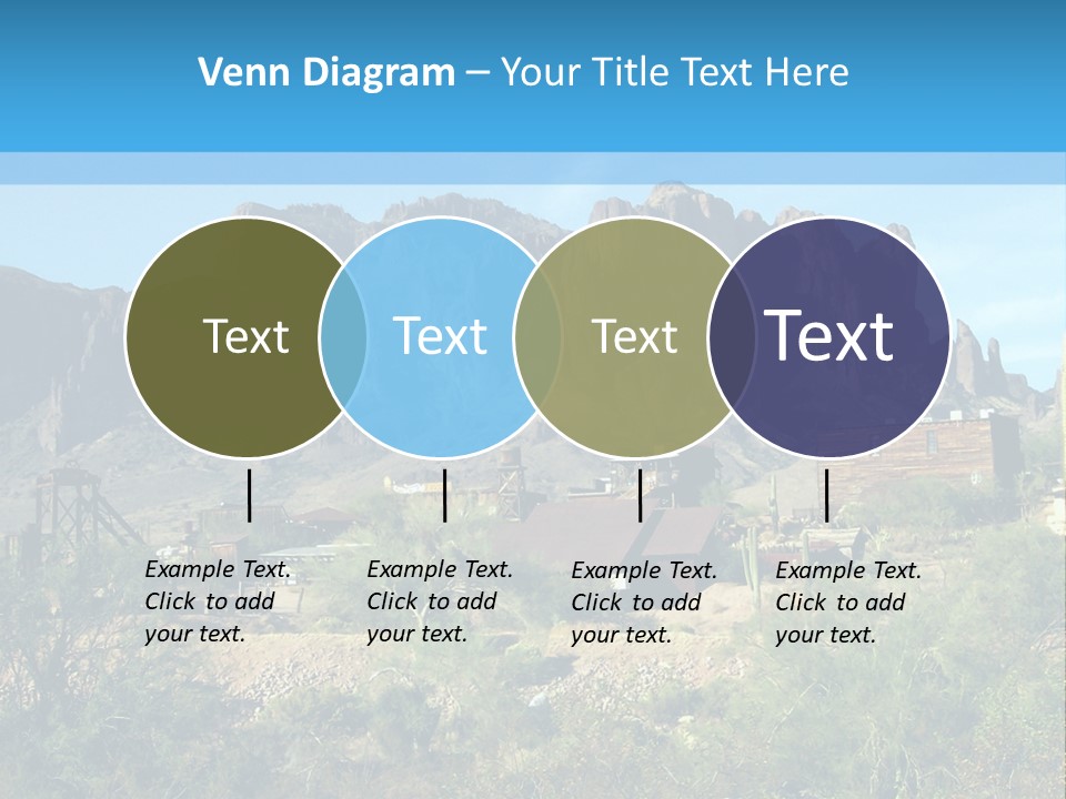 Saloon Mine Mill PowerPoint Template