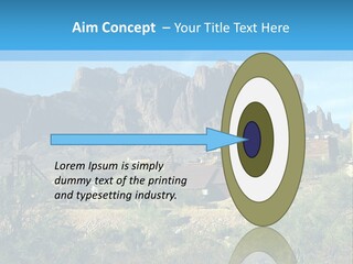 Saloon Mine Mill PowerPoint Template