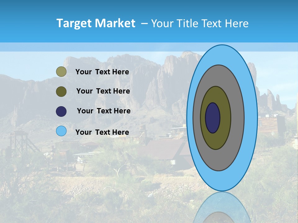 Saloon Mine Mill PowerPoint Template