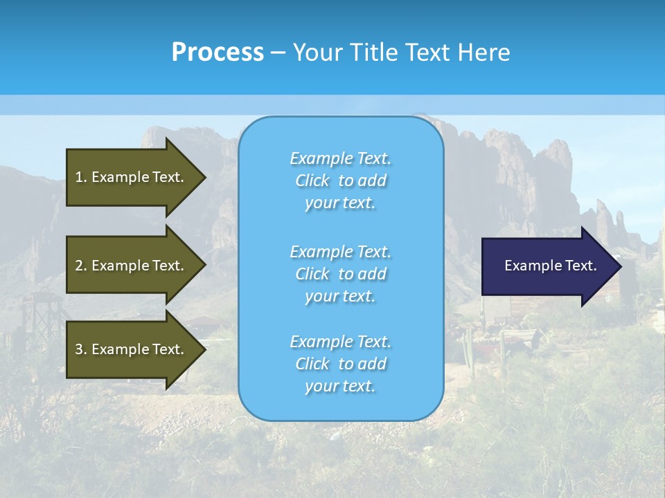 Saloon Mine Mill PowerPoint Template