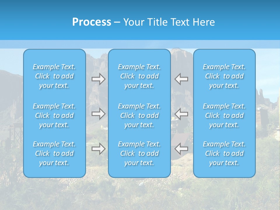 Saloon Mine Mill PowerPoint Template
