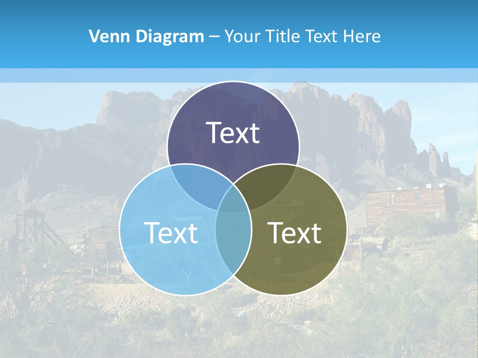 Saloon Mine Mill PowerPoint Template