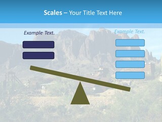Saloon Mine Mill PowerPoint Template