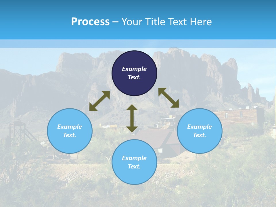 Saloon Mine Mill PowerPoint Template